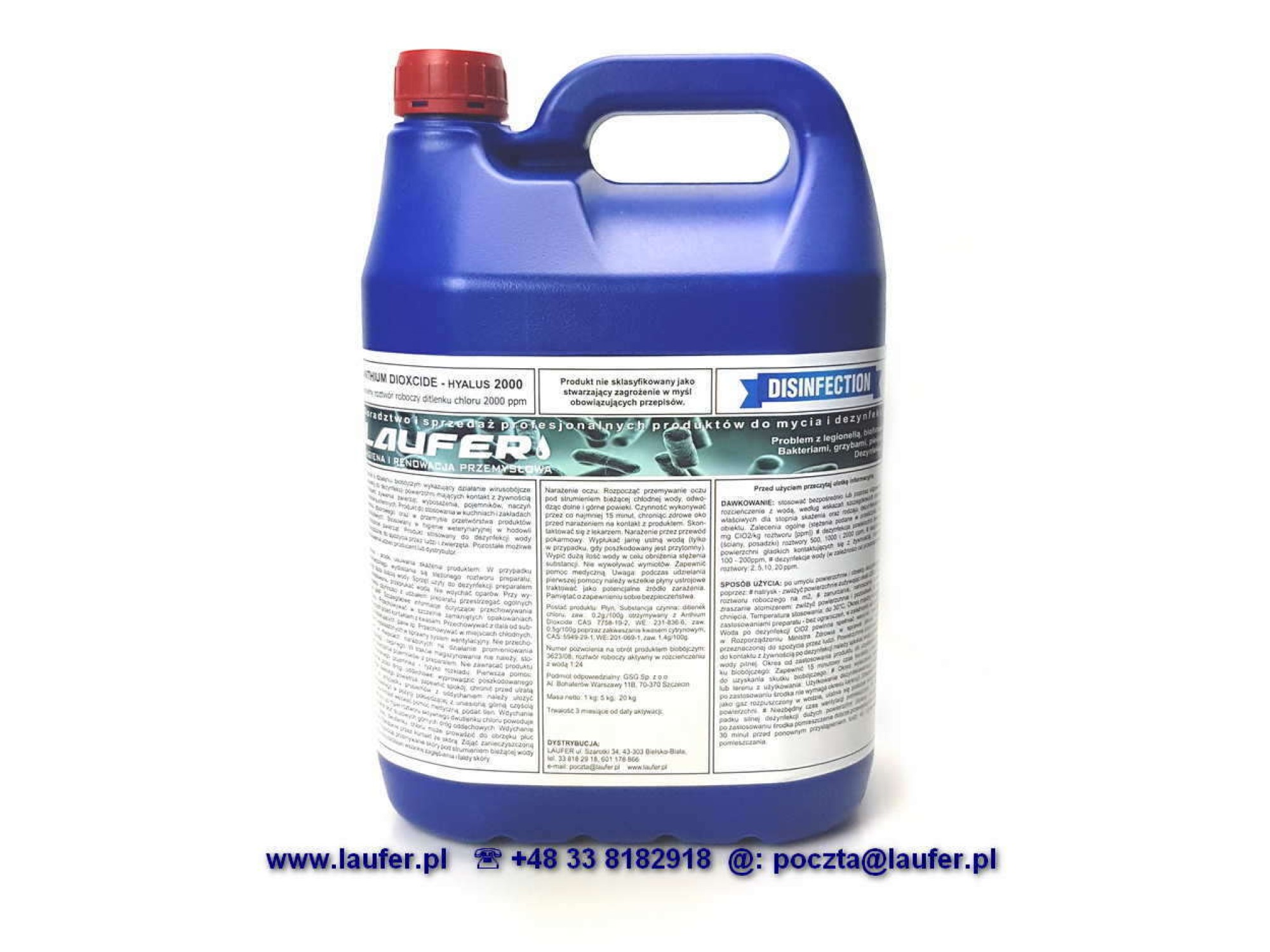 Ditlenek chloru 5% Anthium Dioxcide 5kg