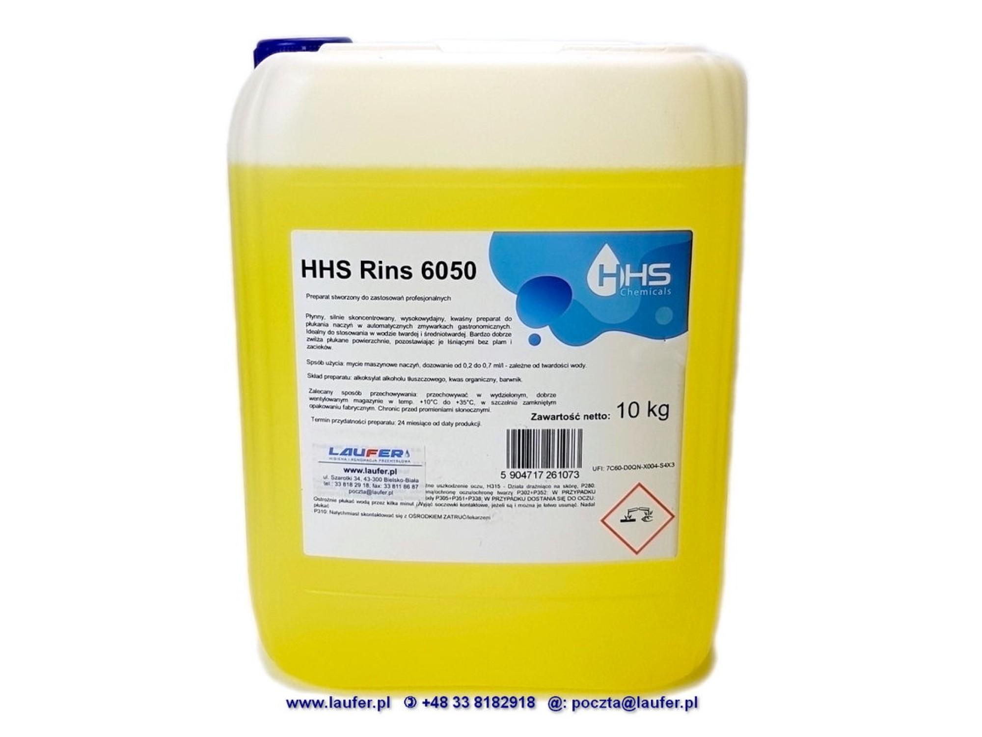 RINS 6050 płyn do zmywarek naczyń 10 kg