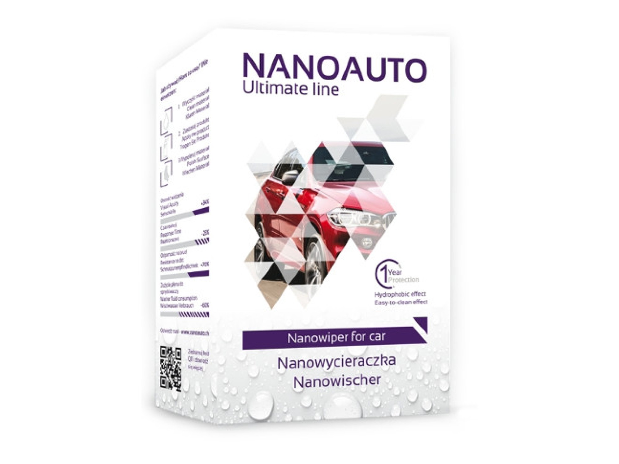 NanoWycieraczka Niewidzialna wycieraczka NANOWIPER + antypara